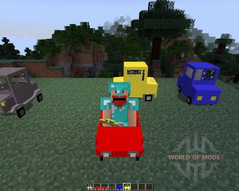 Cars and Drives [1.7.2] для Minecraft