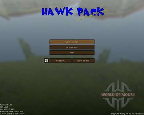HawkPack [32x][1.7.2] для Minecraft