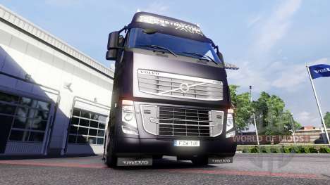 Новые огни и брызговики у Volvo для Euro Truck Simulator 2