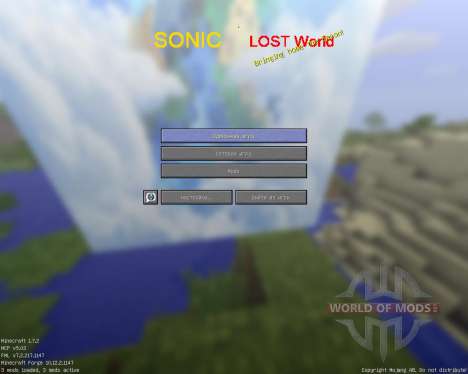 Sonic Lost World [32x][1.7.2] для Minecraft