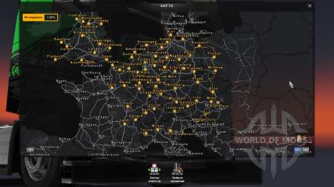 Карта Европы - Mario Map для Euro Truck Simulator 2