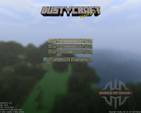 Dusty Craft [64x][1.7.2] для Minecraft