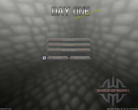 Day One [16x][1.8.1] для Minecraft