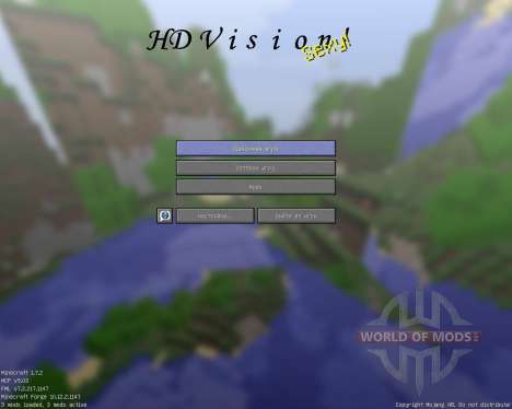 HD Vision [32x][1.7.2] для Minecraft