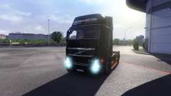 Новые огни и брызговики у Volvo для Euro Truck Simulator 2