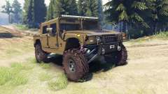 Hummer H1 army green для Spin Tires