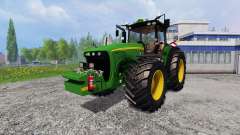 John Deere 8520 [plowing] для Farming Simulator 2015