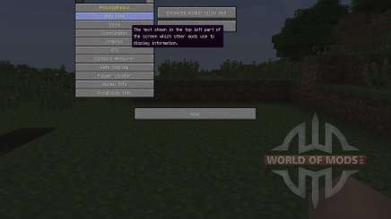 Zyins HUD [1.7.2] для Minecraft