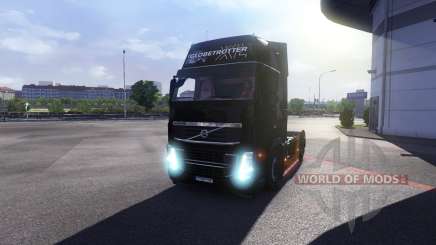 Новые огни и брызговики у Volvo для Euro Truck Simulator 2