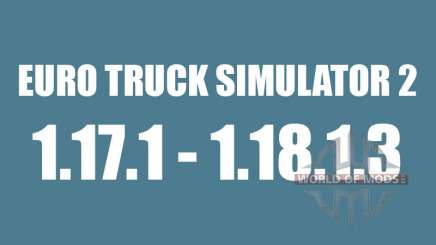 Патч 1.17.1 до 1.18.1.3 для Euro Truck Simulator 2