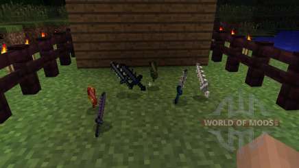 Cyan Warrior Swords [1.6.2] для Minecraft