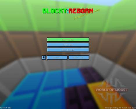 Blocky: Reborn [8x][1.8.8] для Minecraft