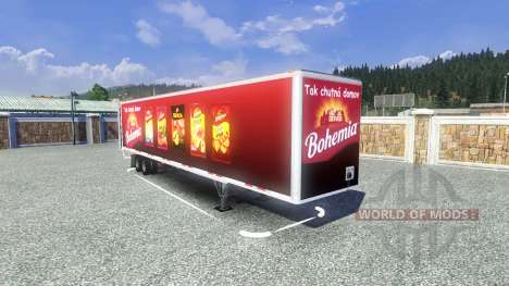 Полуприцеп Bohemia для Euro Truck Simulator 2