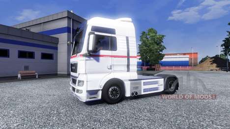Скин Wheels Logistics на тягач MAN для Euro Truck Simulator 2