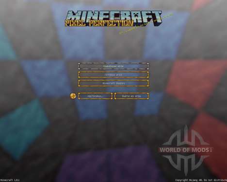 Pixel Perfection [16x][1.8.1] для Minecraft
