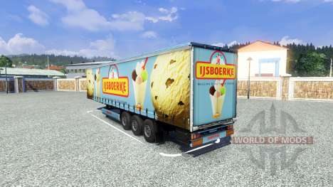 Полуприцеп Ijsboerke для Euro Truck Simulator 2