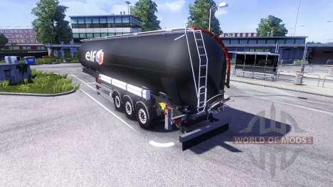 Полуприцеп-цистерна ELF для Euro Truck Simulator 2