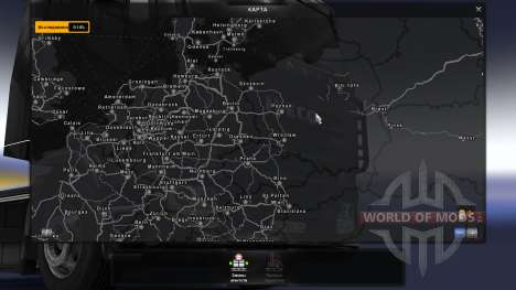 Объединение карт: TSM, RusMap и Open Spaces для Euro Truck Simulator 2