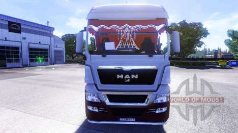 Новый интерьер у тягачей MAN для Euro Truck Simulator 2