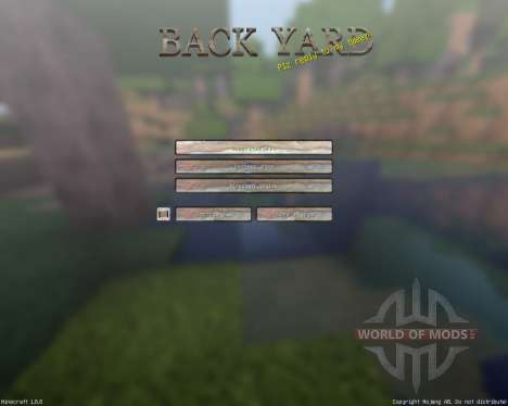 BackyardCraft [64x][1.8.8] для Minecraft
