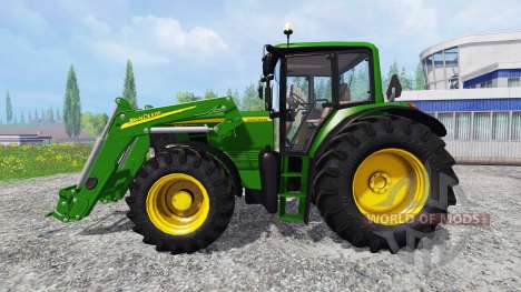 John Deere 6630 Premium front loader для Farming Simulator 2015