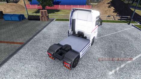 Скин Wheels Logistics на тягач MAN для Euro Truck Simulator 2