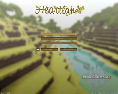Heartlands Resource Pack [16x][1.8.8] для Minecraft