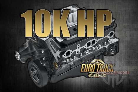 10K лошадиных сил для Euro Truck Simulator 2