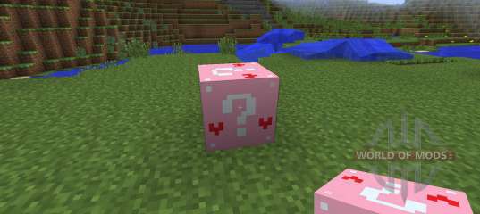 Lucky Block Pink 1.7.10 для Minecraft