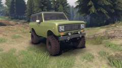 International Scout II 1977 grenoble green для Spin Tires