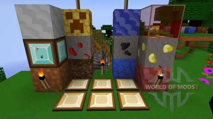Sworp (HD-Cartoon) Resource Pack [64x][1.8.8] для Minecraft
