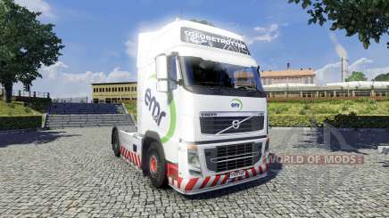 Скин EMR на тягач Volvo для Euro Truck Simulator 2