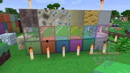 Fire Leaf [16x][1.8.8] для Minecraft