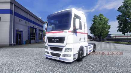 Скин Wheels Logistics на тягач MAN для Euro Truck Simulator 2