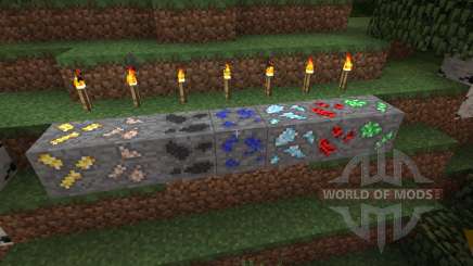 Realistic Ores [16x][1.8.8] для Minecraft