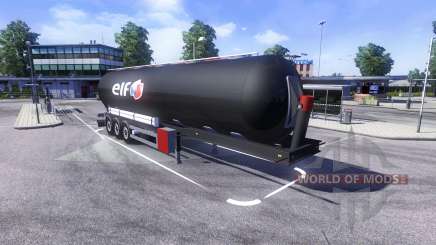 Полуприцеп-цистерна ELF для Euro Truck Simulator 2
