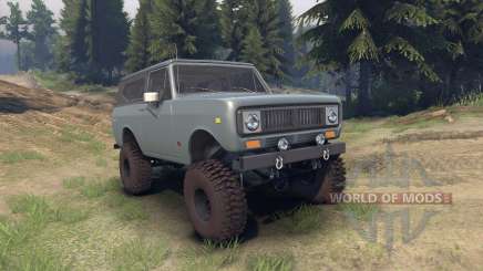 International Scout II 1977 agent silver для Spin Tires