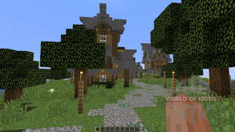Old village in medieval style для Minecraft