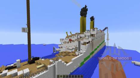 H.M.H.S.Britannic sinking для Minecraft