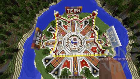 Professional Hub Spawn Lobby для Minecraft