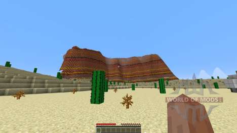 Arizona Custom Terrain test Hoodoo Desert для Minecraft