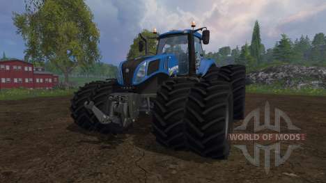 New Holland T8.320 dual wheels для Farming Simulator 2015