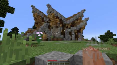 Fantasy nordic mansion для Minecraft