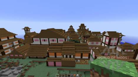 Japanese Village для Minecraft