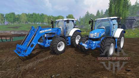 New Holland T6.160 v1.1 для Farming Simulator 2015