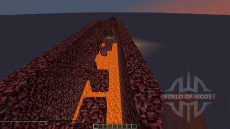 Lava speed run для Minecraft