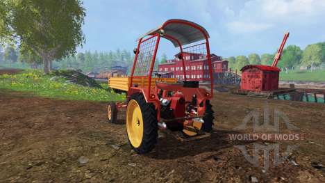Fortschritt GT 124 with roof для Farming Simulator 2015