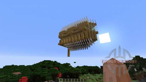 ChargePositive Flying WarShip для Minecraft