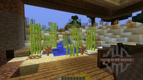 Overgrown town port для Minecraft
