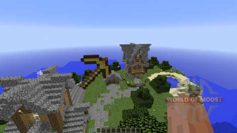 Old village in medieval style для Minecraft